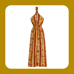 Combinaison Africaine Femme Safran Prestige