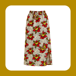 Jupe Longue Africaine en tissu Wax