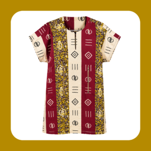 Ensemble Africain Bordeaux & Beige